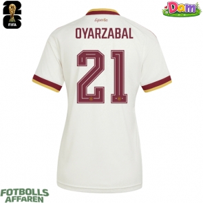 Spanien Mikel Oyarzabal #21 Bortatröja Kvinnor VM 2026 Kortärmad